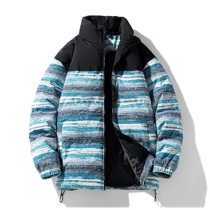 Autumn and Winter New Fashion Trend Printed Thickened Warm Cotton-Padded Jacket Men's Loose Sports Windproof High-Quality Coat
Autumn and Winter New Fashion Trend Printed Thickened Warm Cotton-Padded Jacket Men's Loose Sports Windproof High-Quality Coat