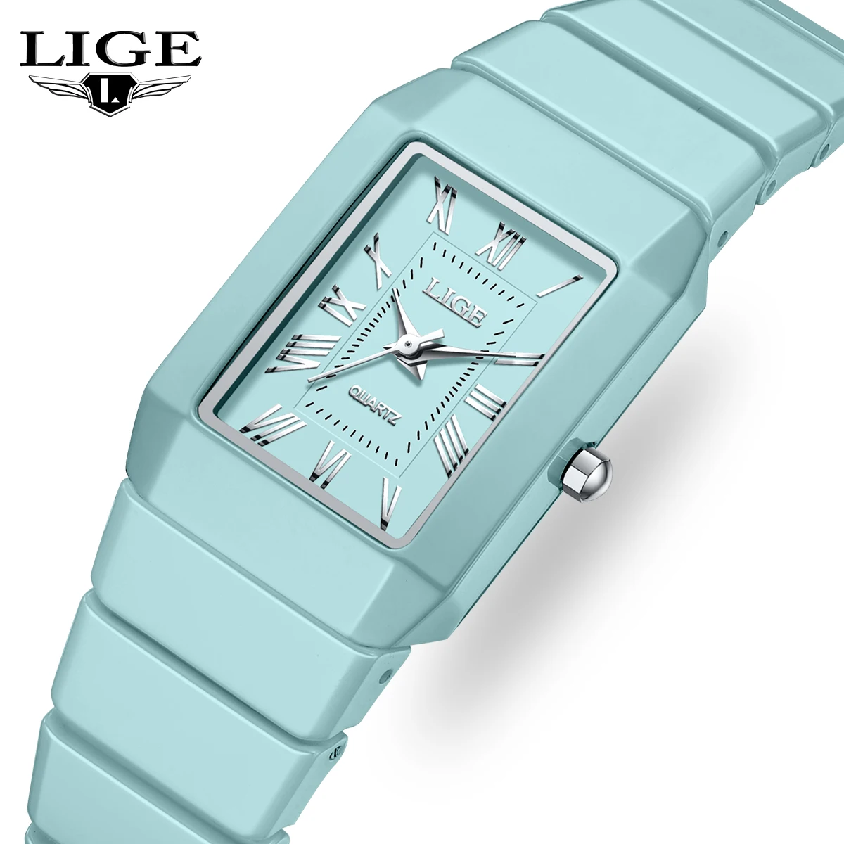 LIGE модные элегантные женские часы квадратные керамические кварцевые женские наручные часы роскошный водонепроницаемый керамический ремешок женские повседневные часы
LIGE модные элегантные женские часы квадратные керамические кварцевые женские наручные часы роскошный водонепроницаемый керамический ремешок женские повседневные часы
