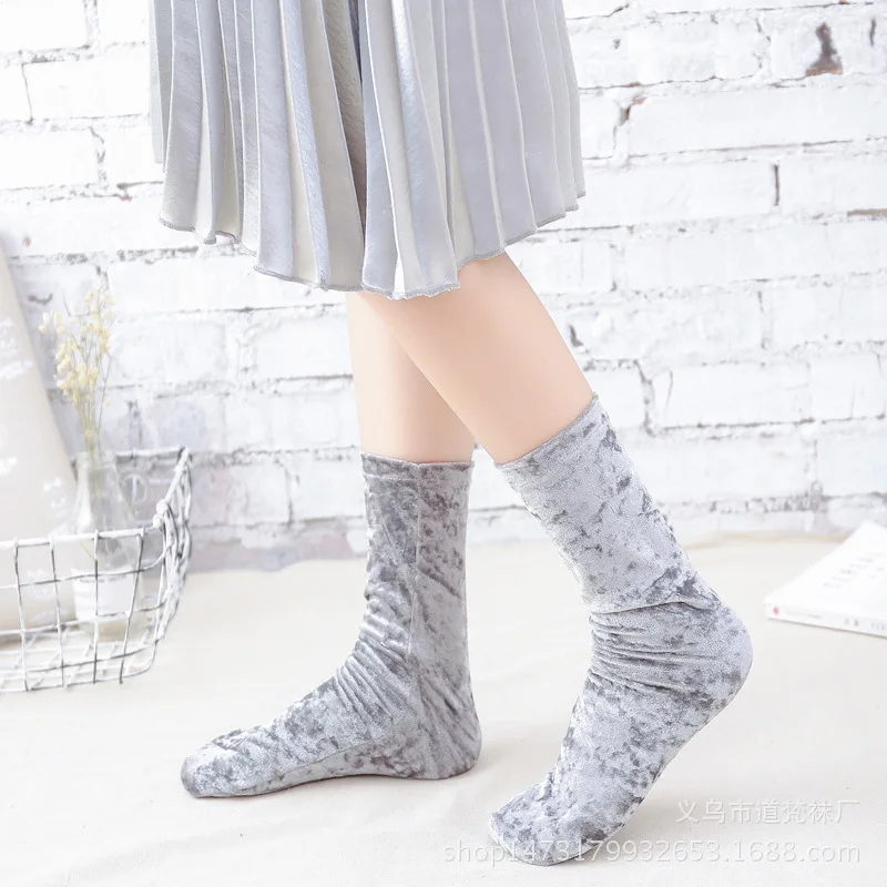 Ocean Blue Thick Velvet Slouch Socks Warm Soft Women Fashion Hosiery
Ocean Blue Thick Velvet Slouch Socks Warm Soft Women Fashion Hosiery
