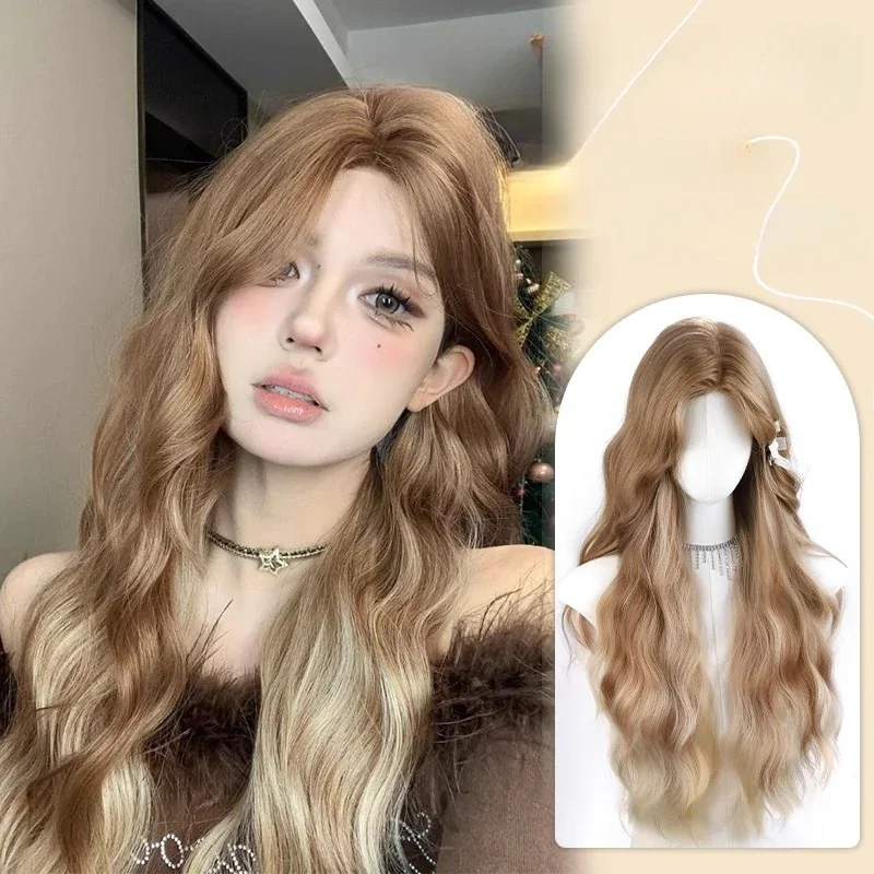 Long Water Wave Wig gradient Cosplay Silky Wig for Women Daily Party Natural Soft Synthetic Hair Heat Resistant lace front wigs
Long Water Wave Wig gradient Cosplay Silky Wig for Women Daily Party Natural Soft Synthetic Hair Heat Resistant lace front wigs