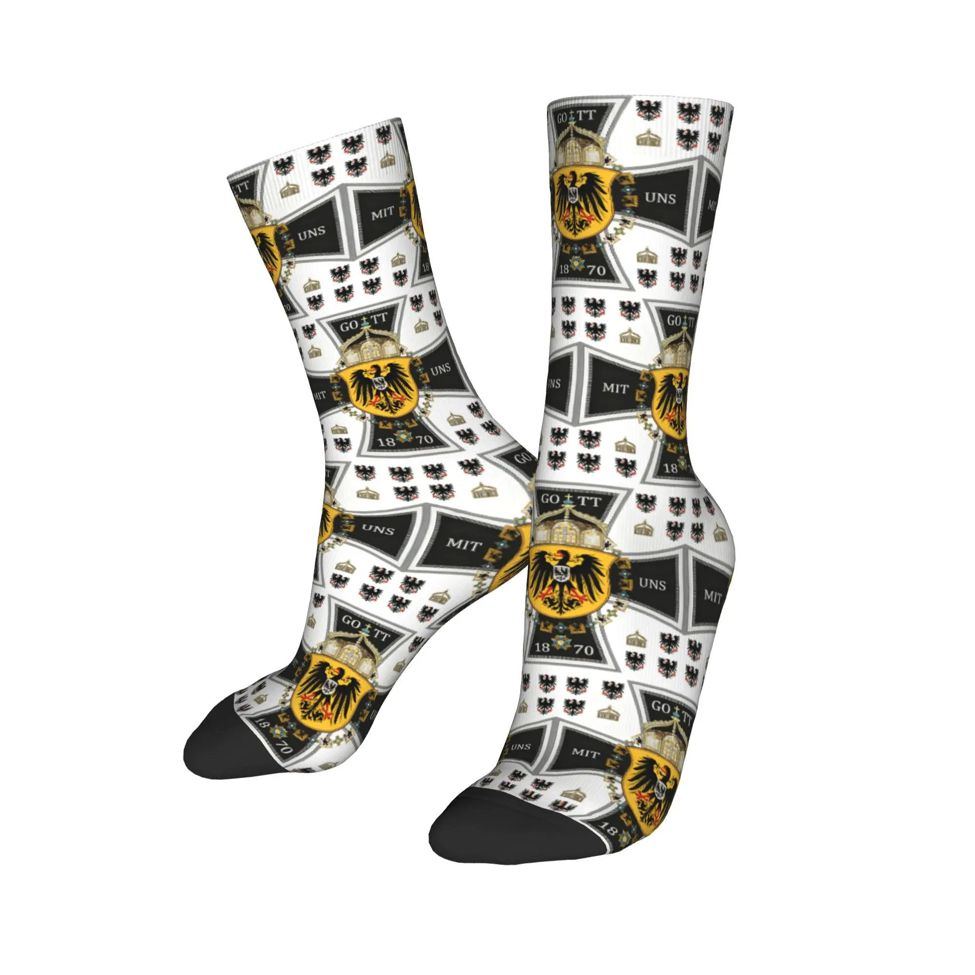Изготовленные на заказ прусский боевой флаг 1870, носки с немецким гербом, мужские и женские теплые модные новые классические носки для экипажа
Изготовленные на заказ прусский боевой флаг 1870, носки с немецким гербом, мужские и женские теплые модные новые классические носки для экипажа
