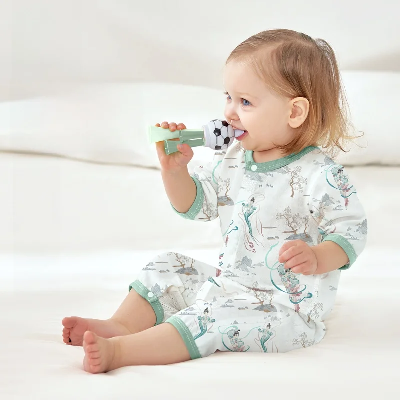 OUYUN Baby Mesh Romper Eucalyptus Bamboo Viscose Modal Breathable Lightweight Summer Onesie 66-90cm
OUYUN Baby Mesh Romper Eucalyptus Bamboo Viscose Modal Breathable Lightweight Summer Onesie 66-90cm