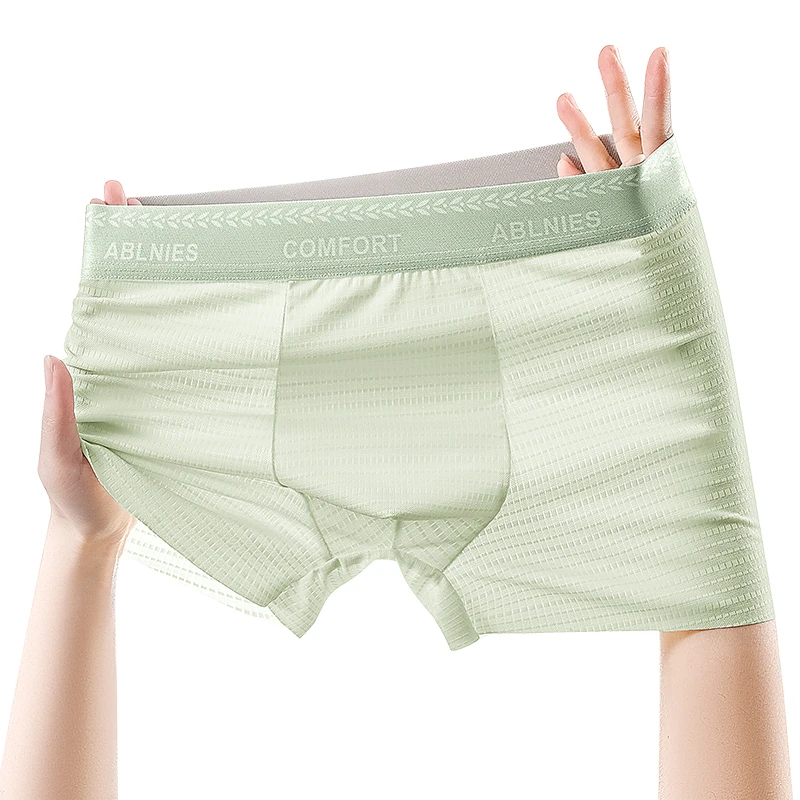 3Pcs Fashion Short Pants Shorts Ice Silk Underpants Men Ultra Thin Man Boxer Gifts for Men Men's Boxer Briefs Men's Panties Set
3Pcs Fashion Short Pants Shorts Ice Silk Underpants Men Ultra Thin Man Boxer Gifts for Men Men's Boxer Briefs Men's Panties Set