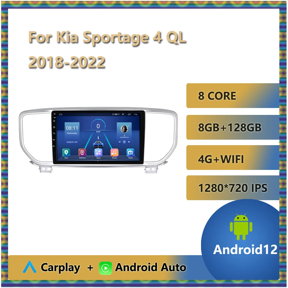9 Inch Android 12 Car Radio For Kia Sportage 4 QL 2018 - 2022 No 2din Multimedia Wireless Carplay Auto 4G LTE AHD WIFI Stereo BT
9 Inch Android 12 Car Radio For Kia Sportage 4 QL 2018 - 2022 No 2din Multimedia Wireless Carplay Auto 4G LTE AHD WIFI Stereo BT