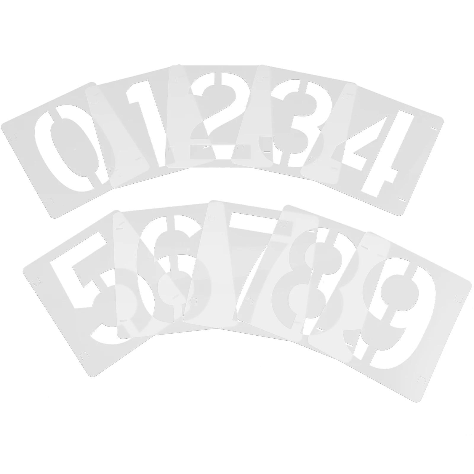Number Stencils Digital Painting Templates Plastic Drawing Crafts Decorative Wood Sign Home Wall Fabric Tools for Kids
Number Stencils Digital Painting Templates Plastic Drawing Crafts Decorative Wood Sign Home Wall Fabric Tools for Kids