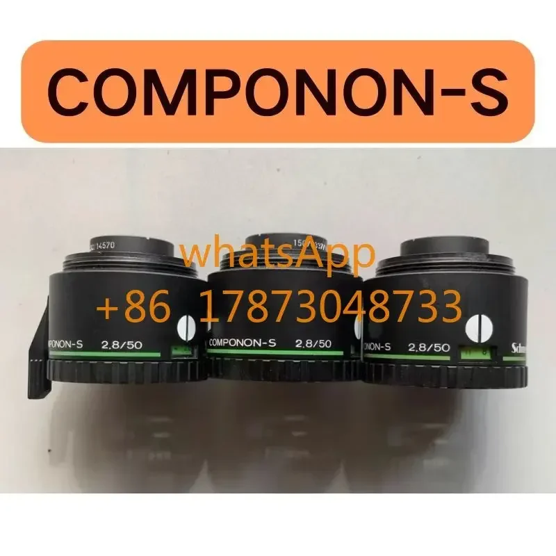 Подержанный промышленный объектив COMPONONONON-S 2,8/50 с фокусным расстоянием 55 мм, функциональный тест целостности ОК
Подержанный промышленный объектив COMPONONONON-S 2,8/50 с фокусным расстоянием 55 мм, функциональный тест целостности ОК