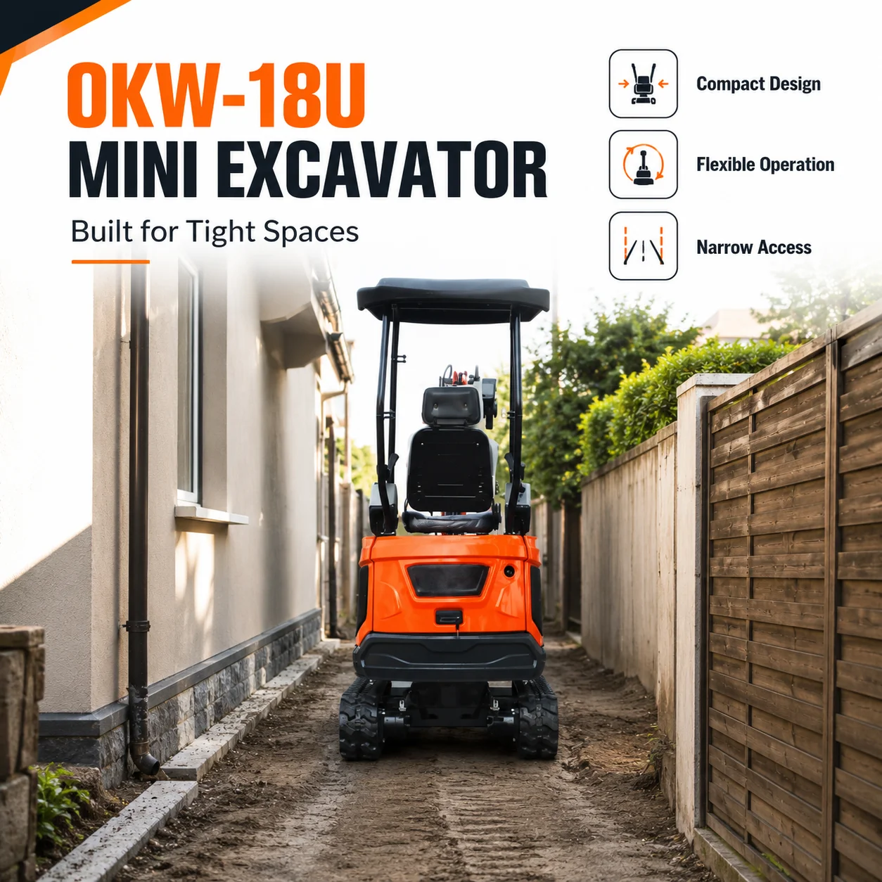 1.8 Ton Mini Excavator Compact Crawler Hydraulic Digger OEM Customizable for Farm Garden Construction
1.8 Ton Mini Excavator Compact Crawler Hydraulic Digger OEM Customizable for Farm Garden Construction
