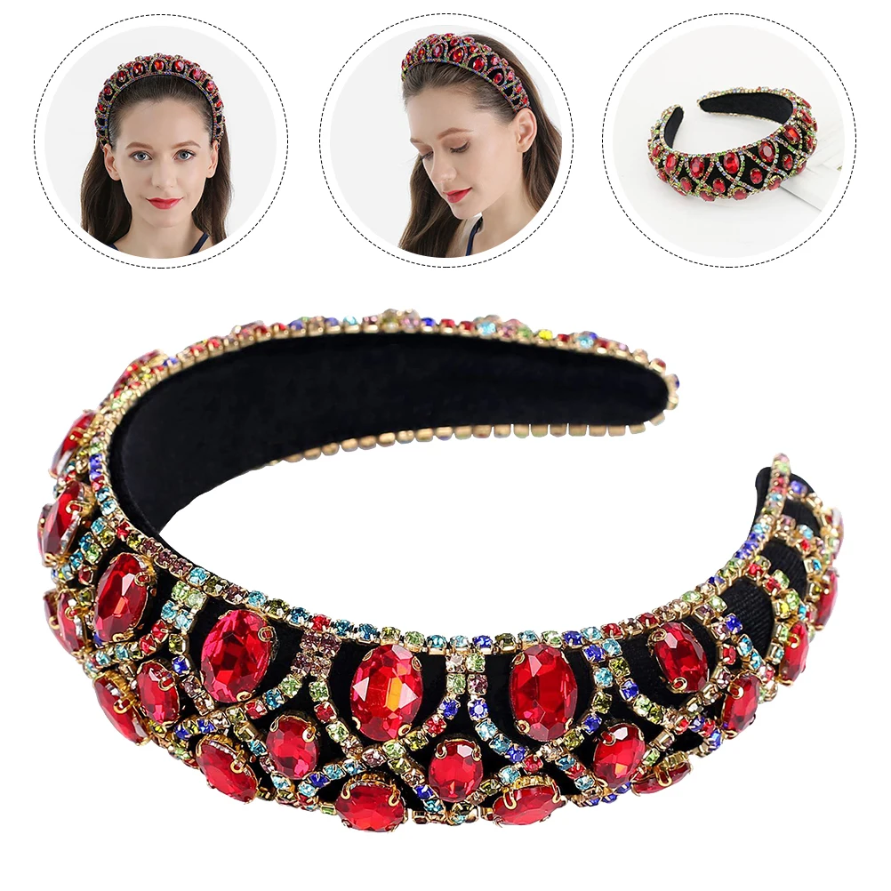Rhinestone Hairband Crystal Accessories Elegant Black Rhinestones Comfortable Women Headbands Bridal Party Daily Use HighClass
Rhinestone Hairband Crystal Accessories Elegant Black Rhinestones Comfortable Women Headbands Bridal Party Daily Use HighClass