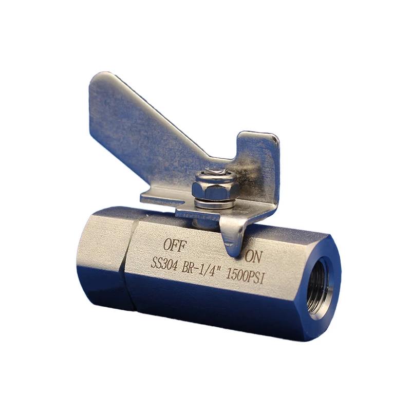 1/4" 3/8" 1/2" 3/4" Stainless Steel High Pressure Ball Valve 1500psi For Instrument Air Source Water Pipe
1/4" 3/8" 1/2" 3/4" Stainless Steel High Pressure Ball Valve 1500psi For Instrument Air Source Water Pipe
