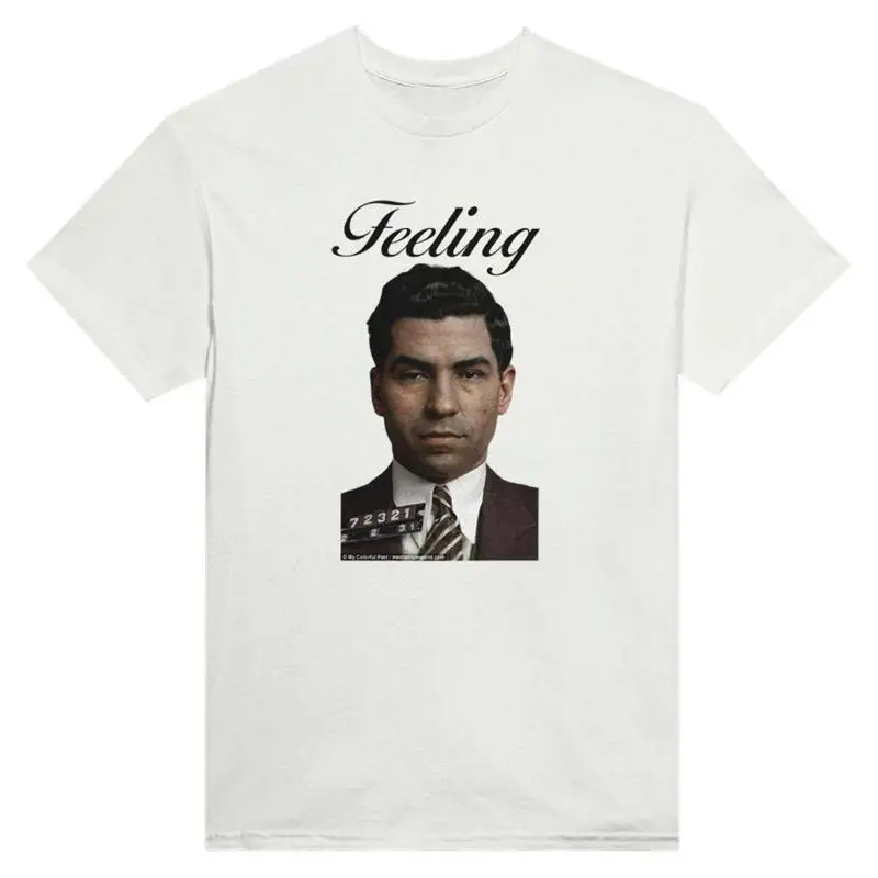 Lucky Luciano ÄúFeeling Äù Crewneck T shirt
Lucky Luciano ÄúFeeling Äù Crewneck T shirt