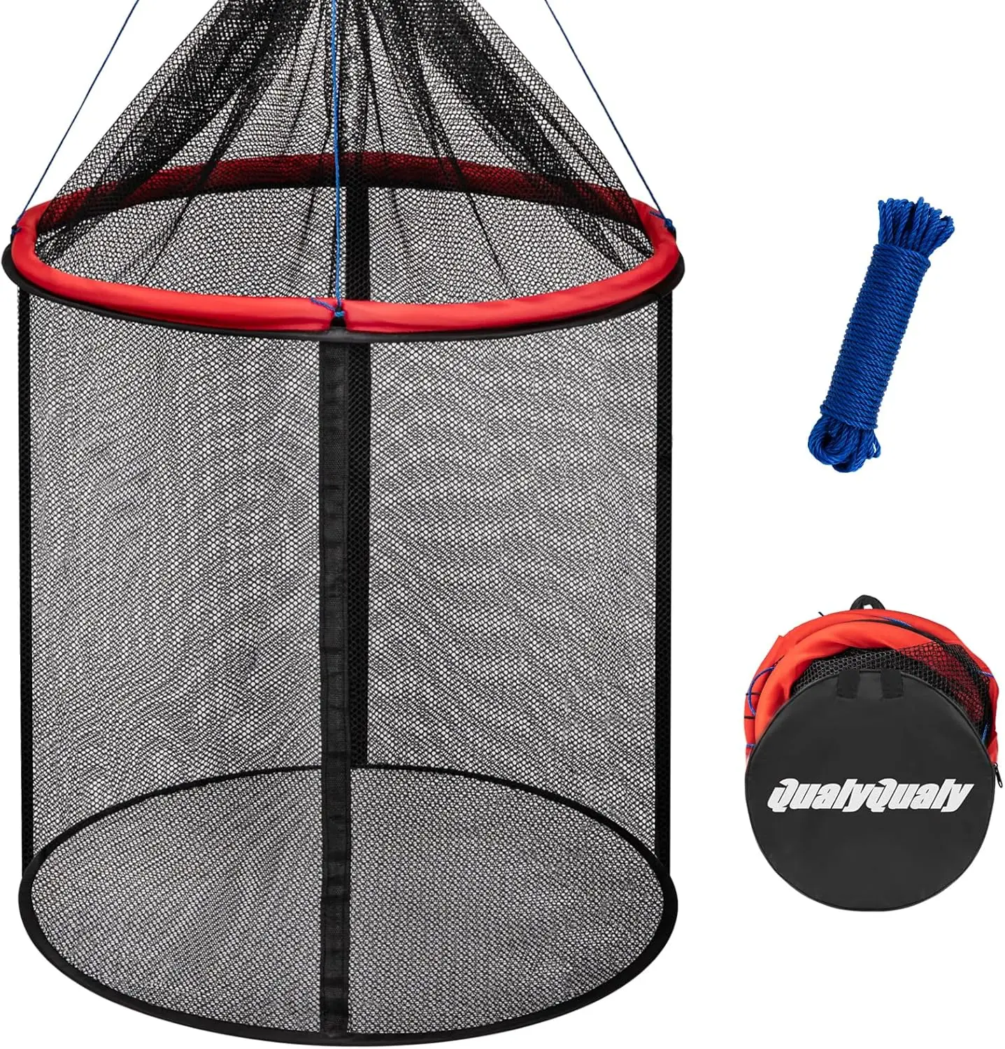 Extra Large Floating Fish Basket 73 Gallons, Fully Foldable Fishing Net Holder for Live Bait, Collapsible Mesh Cage with Drawstring
Extra Large Floating Fish Basket 73 Gallons, Fully Foldable Fishing Net Holder for Live Bait, Collapsible Mesh Cage with Drawstring