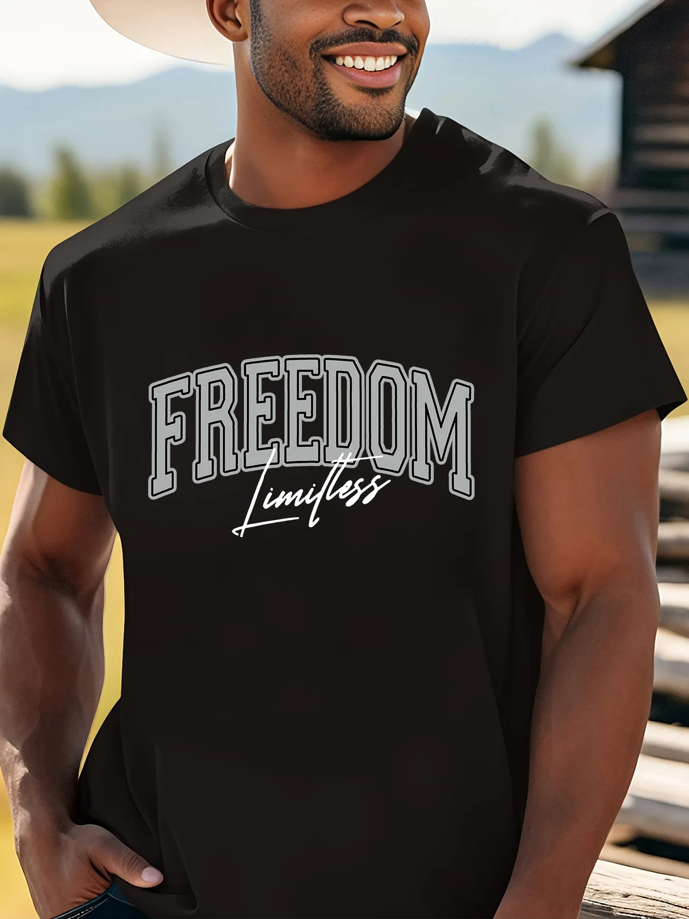 Men's Pure Cotton T-shirt with Printed Short Sleeves and Popular Half Sleeves Which Makes A Bold Fashion Statement
Men's Pure Cotton T-shirt with Printed Short Sleeves and Popular Half Sleeves Which Makes A Bold Fashion Statement