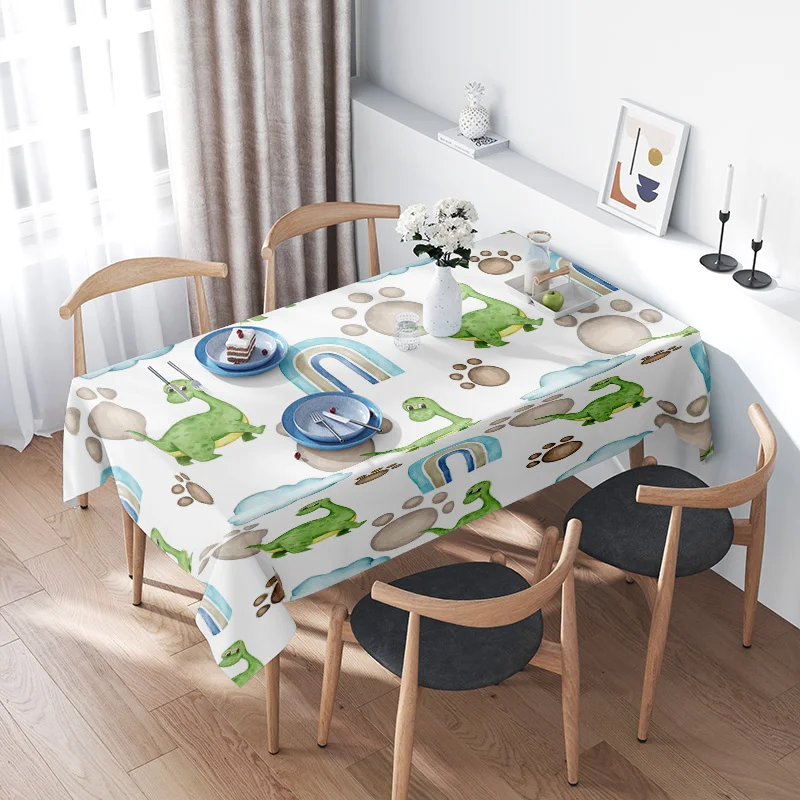 Animal Print TableclothReptile Design with Dinosaurs for Kitchen or Dining Room Decor 180x275cm Rectangle Size Suitable for Home
Animal Print TableclothReptile Design with Dinosaurs for Kitchen or Dining Room Decor 180x275cm Rectangle Size Suitable for Home