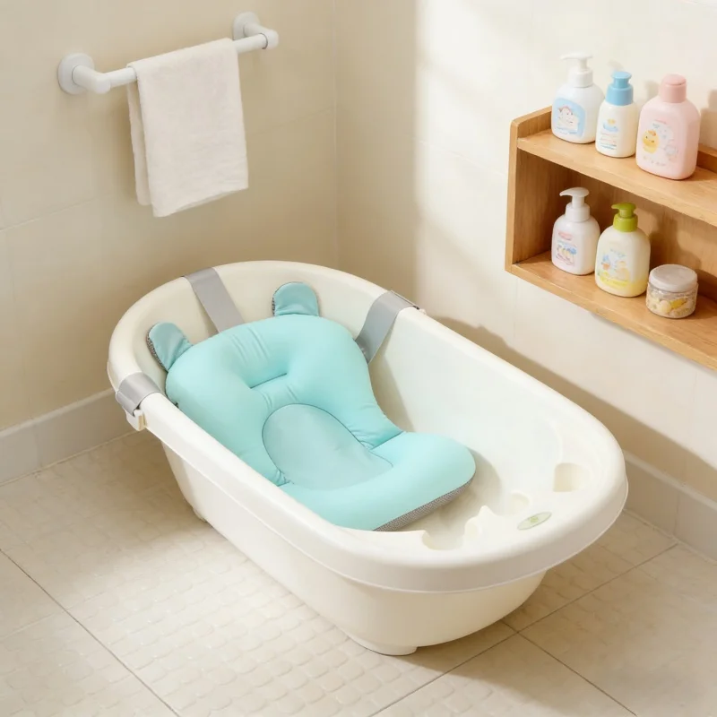 Portable Non-Slip Baby Shower Bath Tub Pad Foldable Safety Nursing Support Comfort Body Cushion Mat Pillow for Newborn Bathtub
Portable Non-Slip Baby Shower Bath Tub Pad Foldable Safety Nursing Support Comfort Body Cushion Mat Pillow for Newborn Bathtub