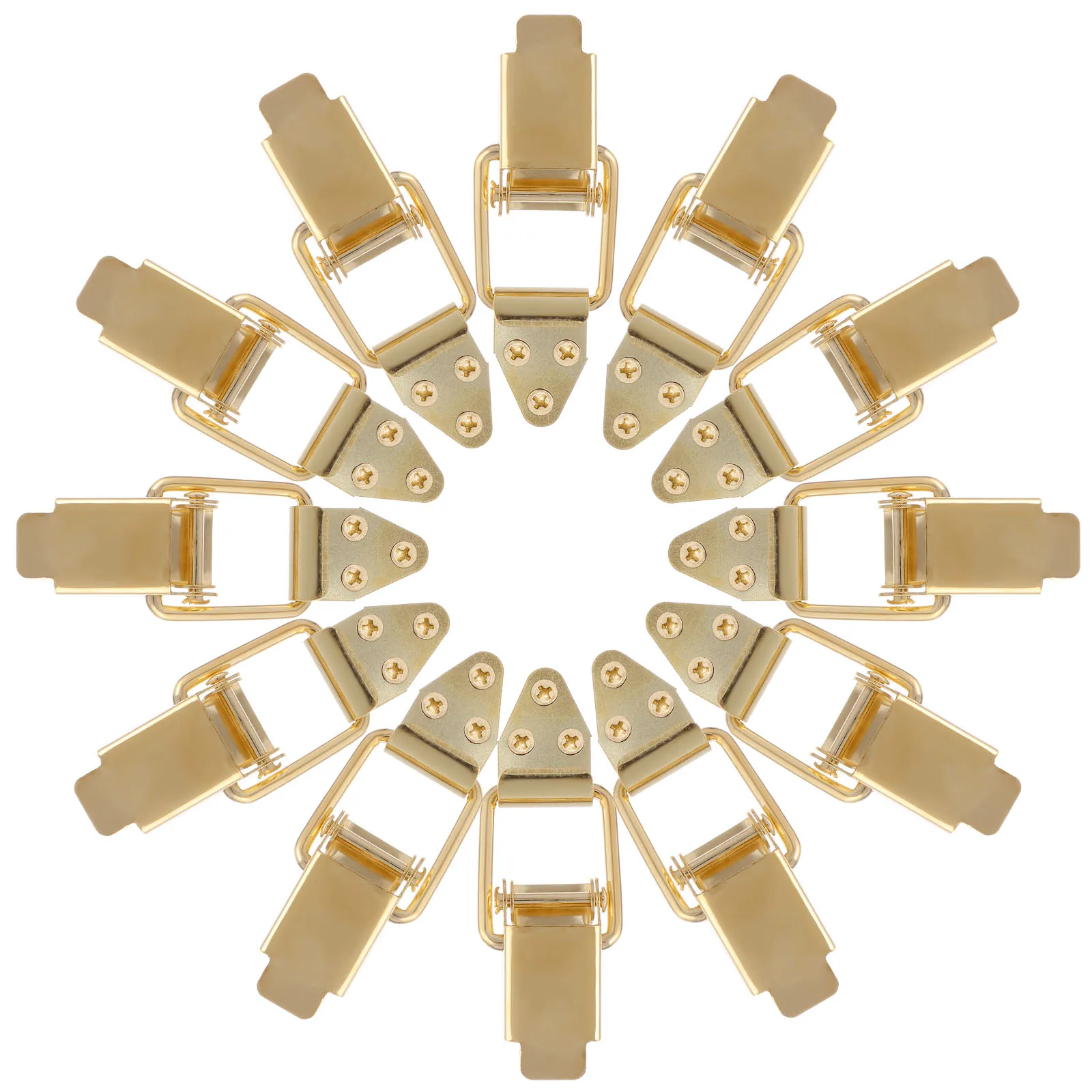 12 Pcs Spring Loaded Toggle Hasp Iron Latch Retro Color Durable Easy Install Lock Fastener For Boxes Jewelry Chests Practical
12 Pcs Spring Loaded Toggle Hasp Iron Latch Retro Color Durable Easy Install Lock Fastener For Boxes Jewelry Chests Practical
