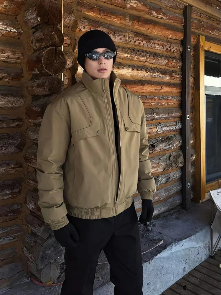 Модная мужская теплая хлопковая рабочая куртка-бомбер с контрастными вставками, воротником-стойкой, утолщенная, с длинными рукавами, на молнии
Модная мужская теплая хлопковая рабочая куртка-бомбер с контрастными вставками, воротником-стойкой, утолщенная, с длинными рукавами, на молнии