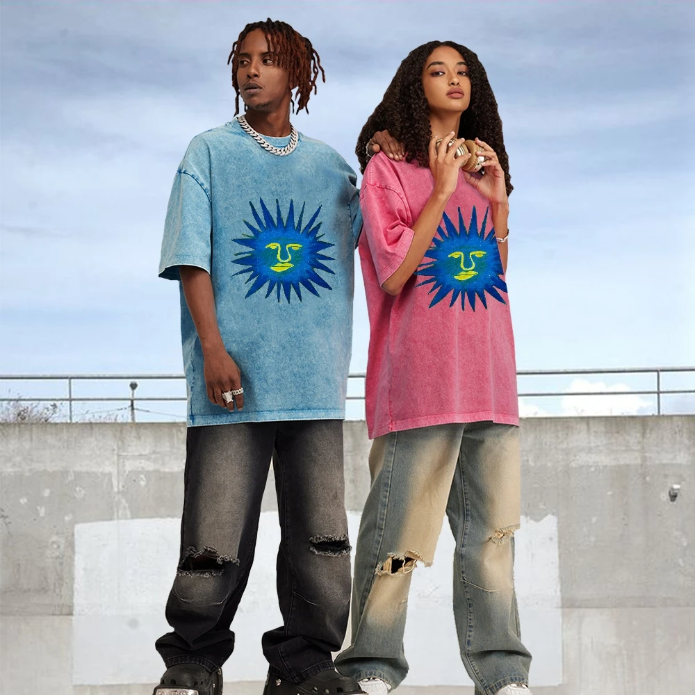 Cool Blue Sun T Shirt Unisex Tees Top Hip Hop Men Women Short Sleeve T-shirt Cotton Streetwear Harajuku Graphic Cotton T Shirt
Cool Blue Sun T Shirt Unisex Tees Top Hip Hop Men Women Short Sleeve T-shirt Cotton Streetwear Harajuku Graphic Cotton T Shirt