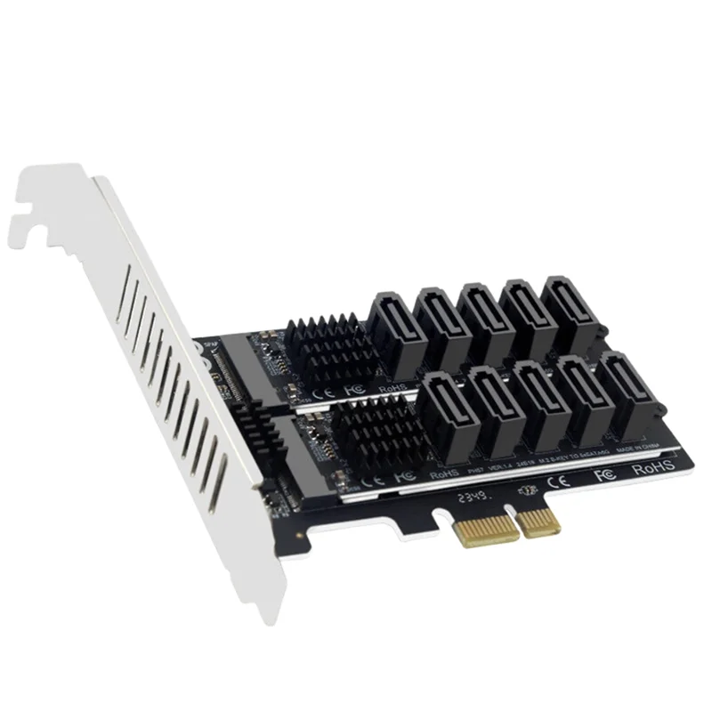 XB-Новая совместимая с Pcie X1/X4/X8/X16. Карта адаптера SATA-Pcie с двумя дисками и двойным диском M. 2 SSD 2230/42/60/80 Suppo.
XB-Новая совместимая с Pcie X1/X4/X8/X16. Карта адаптера SATA-Pcie с двумя дисками и двойным диском M. 2 SSD 2230/42/60/80 Suppo.