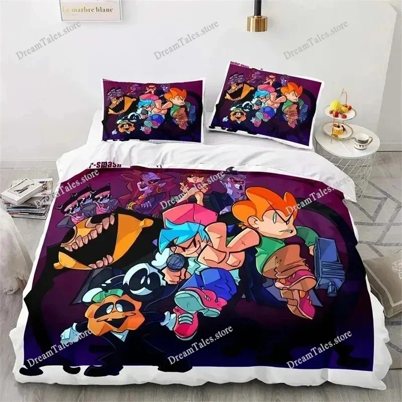 Friday Night Funkin Bedding Set Single Twin Full Queen King Size Bed Set Adult Kid Bedroom Duvet Cover Sets 3D Print Game741
Friday Night Funkin Bedding Set Single Twin Full Queen King Size Bed Set Adult Kid Bedroom Duvet Cover Sets 3D Print Game741