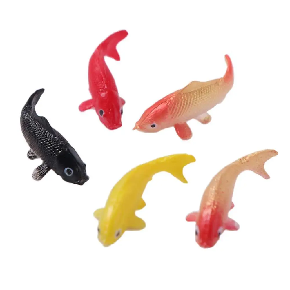 5Pcs PVC Mini Goldfishes Models Soft Exquisite Fish Tank Mini Scene Ornament Crystal Decorative 3D Mini Fish Modeling Filler
5Pcs PVC Mini Goldfishes Models Soft Exquisite Fish Tank Mini Scene Ornament Crystal Decorative 3D Mini Fish Modeling Filler