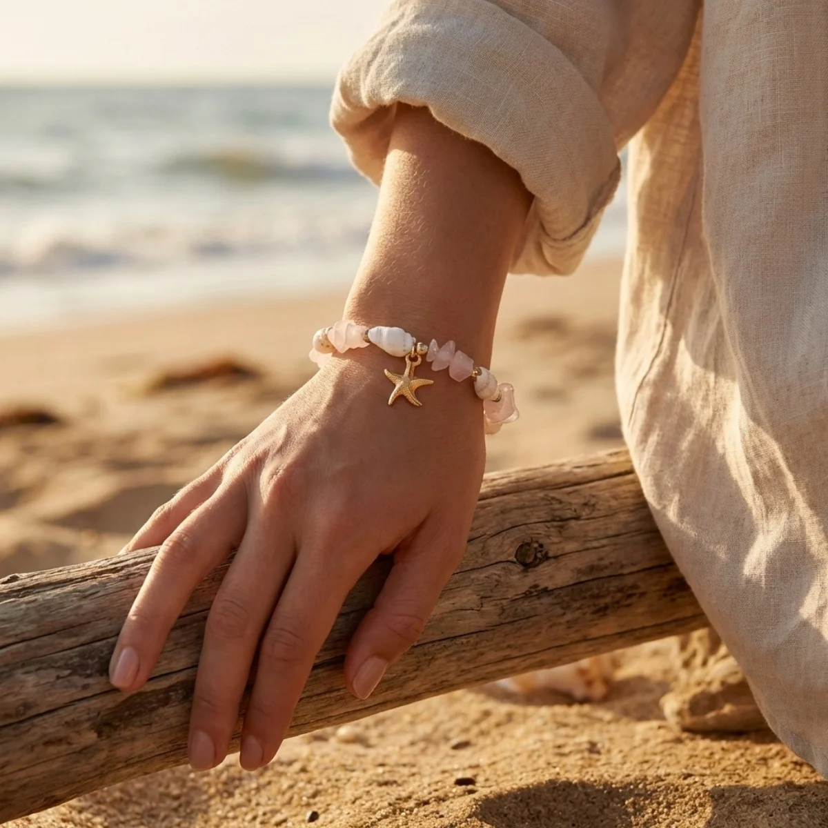 Colorful Crushed Stone Beads Conch Starfish Pendant Bracelets For Women Men Boho Sea Star Beach Bangle Summer Vacation Jewelry
Colorful Crushed Stone Beads Conch Starfish Pendant Bracelets For Women Men Boho Sea Star Beach Bangle Summer Vacation Jewelry