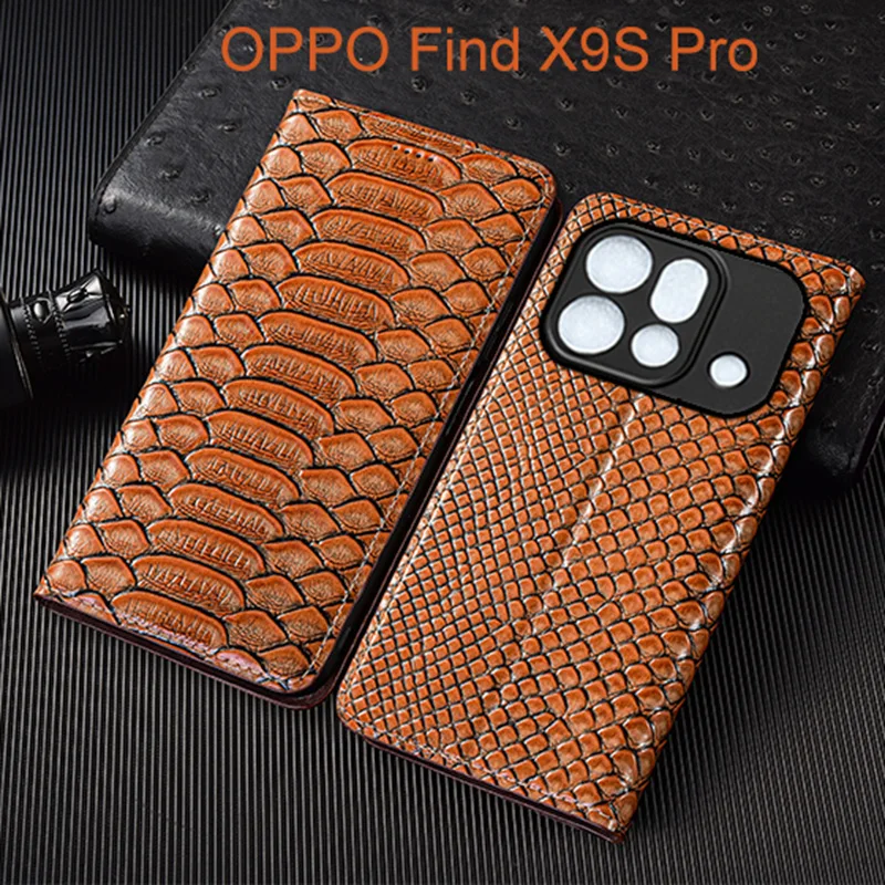 Genuine Leather Flip Case For OPPO Find X9S Pro Phone Cover Card Cases Python Pattern Handmade
Genuine Leather Flip Case For OPPO Find X9S Pro Phone Cover Card Cases Python Pattern Handmade