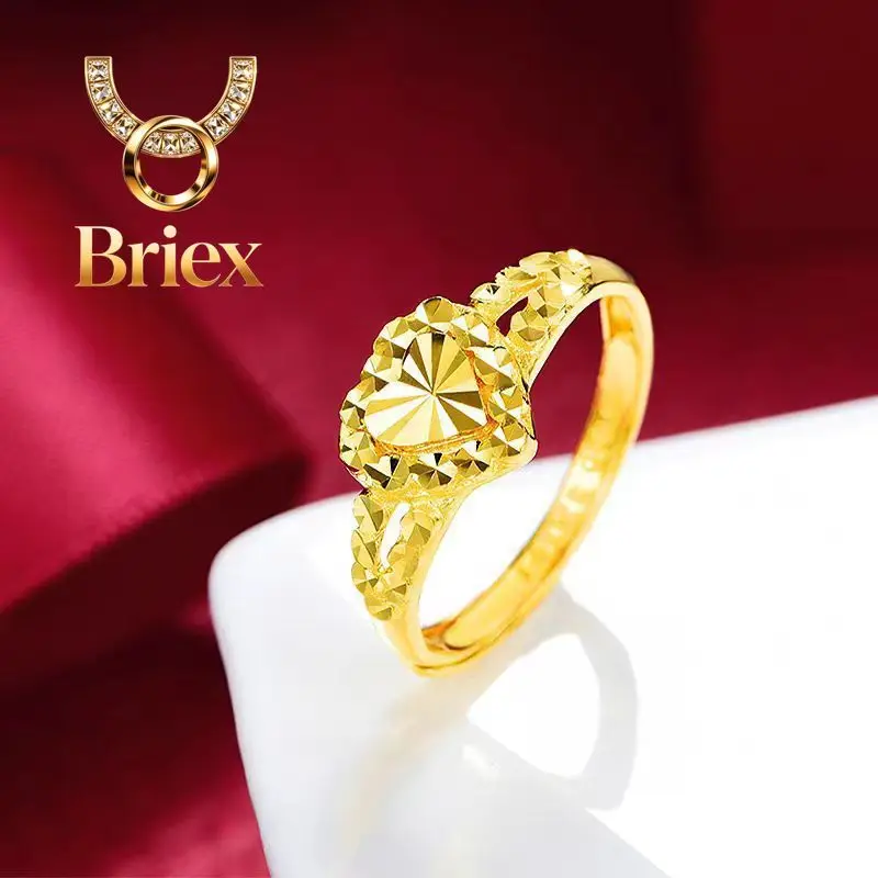 Briex Jewelry High-quality AU999 gold rings fashionable high-end heart shape 24K real gold ring Valentine's day love ring jewelr
Briex Jewelry High-quality AU999 gold rings fashionable high-end heart shape 24K real gold ring Valentine's day love ring jewelr