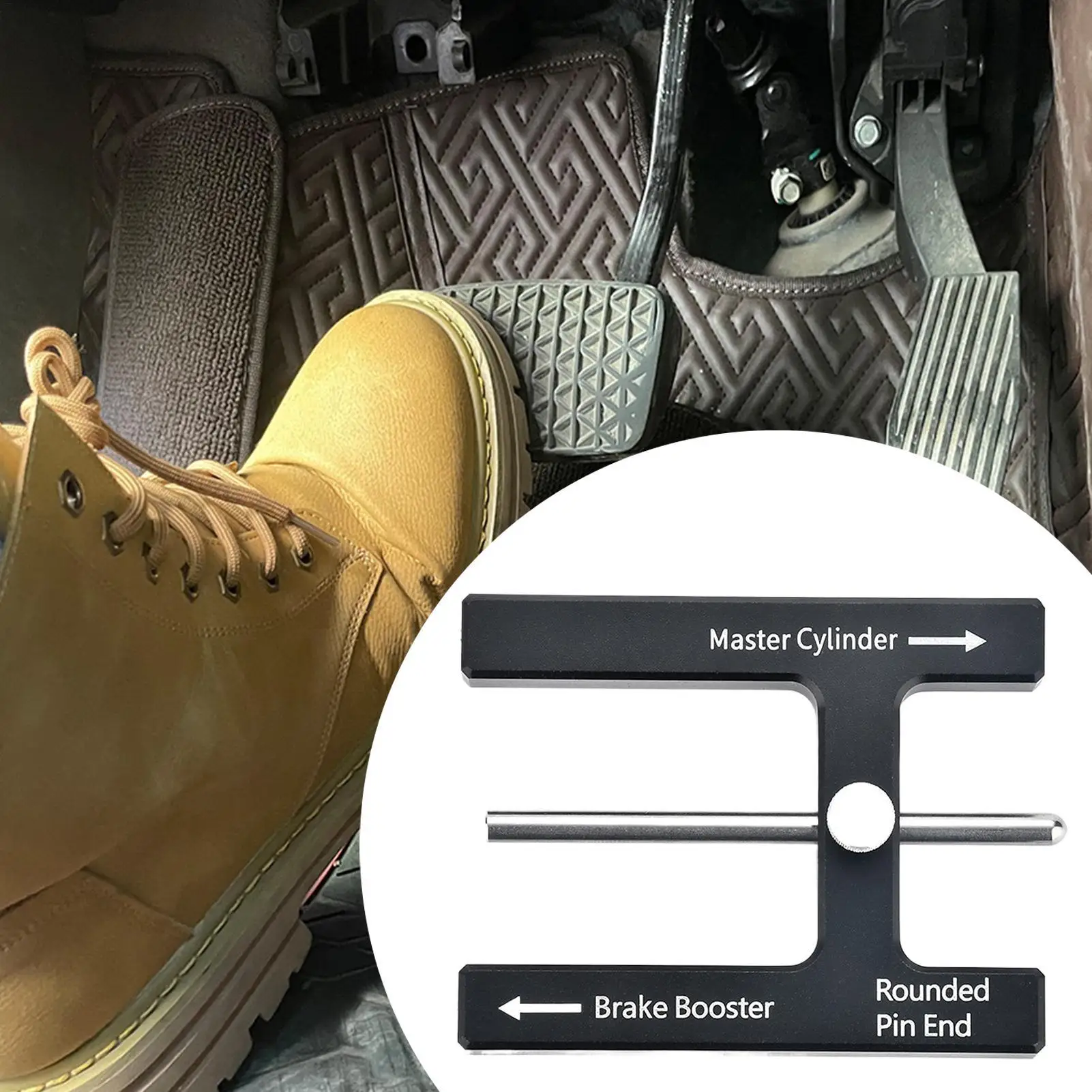 Brake Booster Push Rod Adjustment Tool Aluminum Universal Magnetic Brake Booster With Master Cylinder For SUV RV Sedan Pickup
Brake Booster Push Rod Adjustment Tool Aluminum Universal Magnetic Brake Booster With Master Cylinder For SUV RV Sedan Pickup