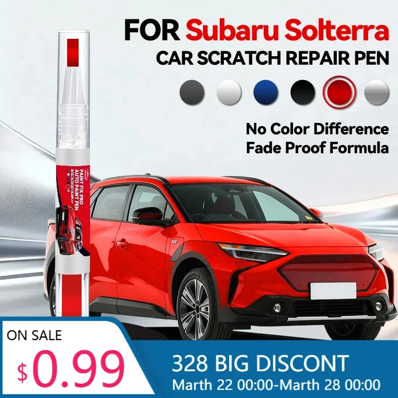Горячая новинка: Карандаш для ремонта автомобильной краски для Subaru Solterra 2022-2025 – аксессуары для устранения царапин, цвета: серый 8Y9, белый 089, красный 3U5
Горячая новинка: Карандаш для ремонта автомобильной краски для Subaru Solterra 2022-2025 – аксессуары для устранения царапин, цвета: серый 8Y9, белый 089, красный 3U5