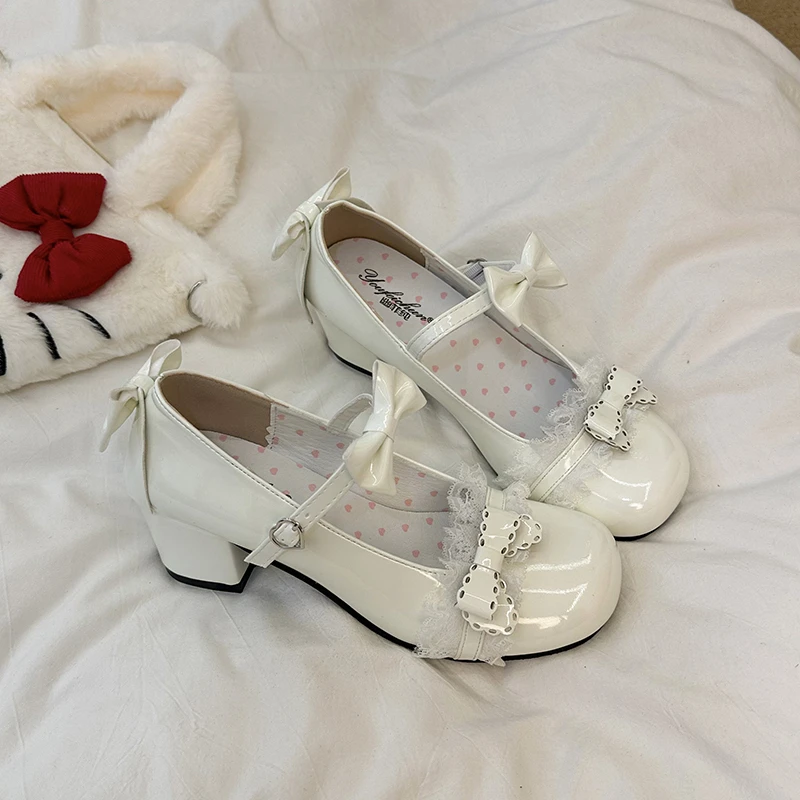 Plus Size 42 Women's Shoes Bow Mary Jane Small Leather Shoes New Lace Round Toe Shallow Mouth Fashion Single Shoes
Plus Size 42 Women's Shoes Bow Mary Jane Small Leather Shoes New Lace Round Toe Shallow Mouth Fashion Single Shoes