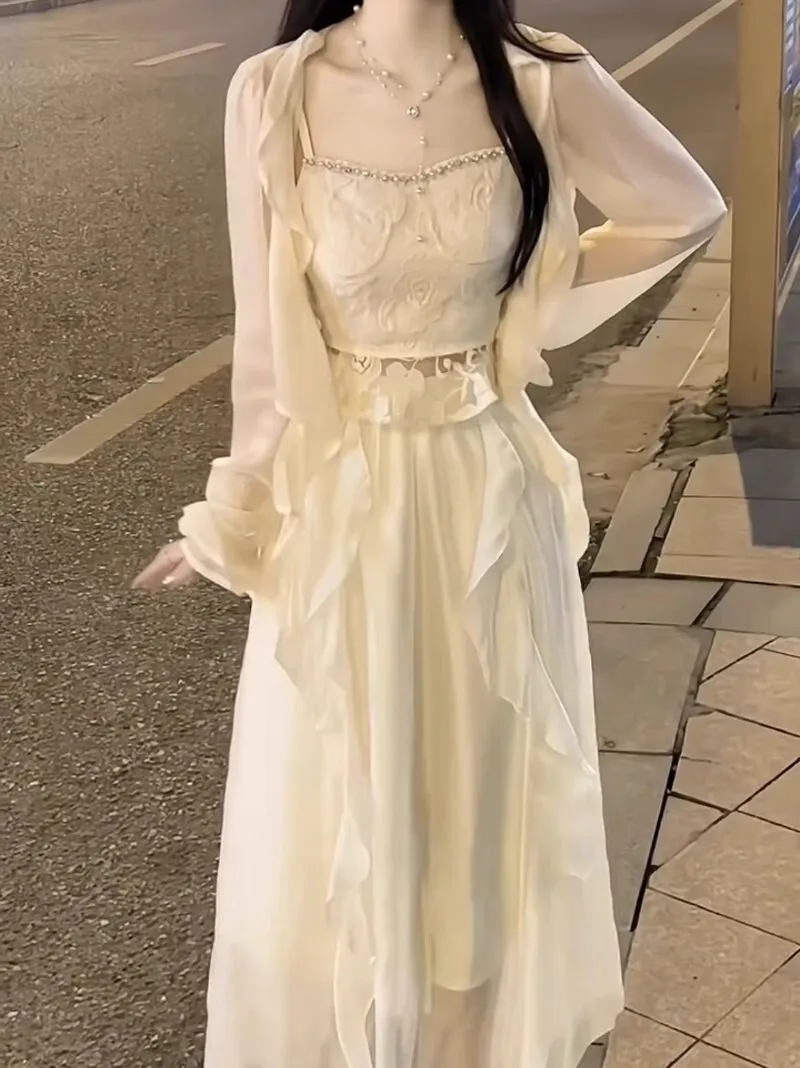 Faionable Summer Women's Open Cardigan Sun Protection Me Tube Top Outerwear Korean Sle Loose Fit Long Sve V-Ne o...
Faionable Summer Women's Open Cardigan Sun Protection Me Tube Top Outerwear Korean Sle Loose Fit Long Sve V-Ne o...