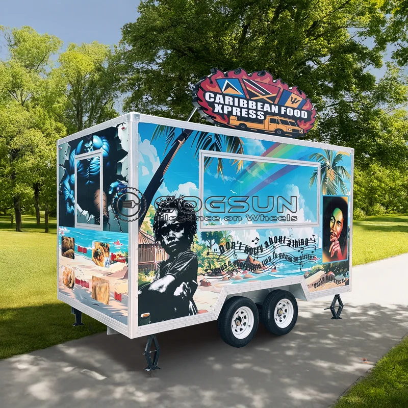 COGSUN Design Fast Food Vending Cart Mobile Snack Food Truck EEC CE Certified Beverage Trailer Fully Equipped Food Cart
COGSUN Design Fast Food Vending Cart Mobile Snack Food Truck EEC CE Certified Beverage Trailer Fully Equipped Food Cart