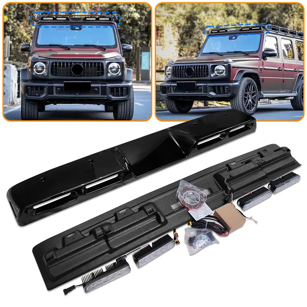 Waterproof LED Work Light Bar For Benz W464 G-Class G500 G63 AMG 2019-2023 Off-Road Front Roof Spoiler Row
Waterproof LED Work Light Bar For Benz W464 G-Class G500 G63 AMG 2019-2023 Off-Road Front Roof Spoiler Row