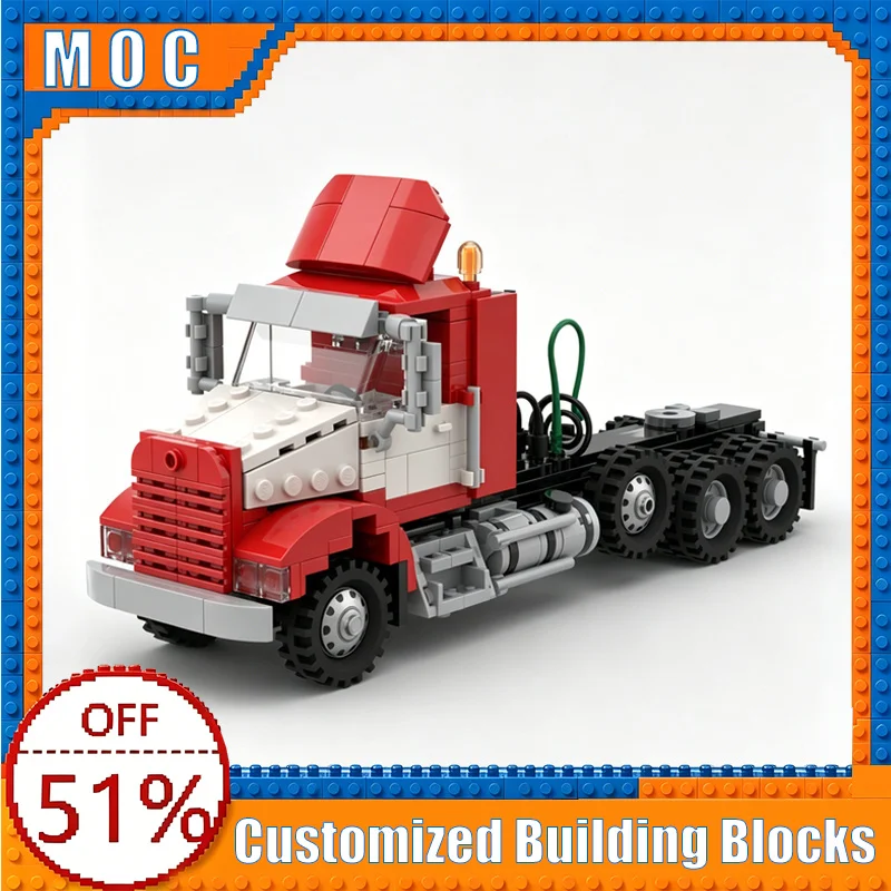 378PCS Kenai HT-5400 Heavy Truck Tractor Unit Model Building Blocks Assembly Educational Toy Creative Collection Birthday Gifts
378PCS Kenai HT-5400 Heavy Truck Tractor Unit Model Building Blocks Assembly Educational Toy Creative Collection Birthday Gifts