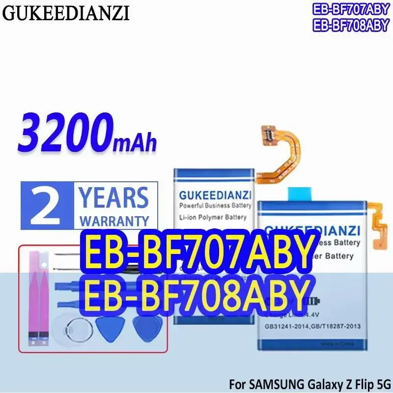 Аккумулятор для мобильного телефона высокой емкости EB-BF707ABY для Samsung Galaxy Z Flip 5G 3200 мАч
Аккумулятор для мобильного телефона высокой емкости EB-BF707ABY для Samsung Galaxy Z Flip 5G 3200 мАч