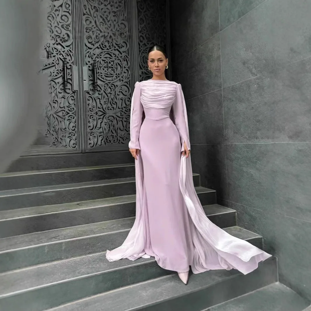 customized women's adult fashion evening gown round neck contrasting long sleeved high waisted slim fit retro dress costume
customized women's adult fashion evening gown round neck contrasting long sleeved high waisted slim fit retro dress costume