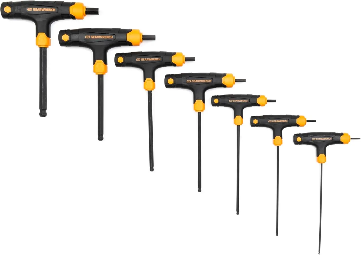 7 Piece Metric T-Handle Ball End Hex Key Set - 83516, Premium Quality
7 Piece Metric T-Handle Ball End Hex Key Set - 83516, Premium Quality