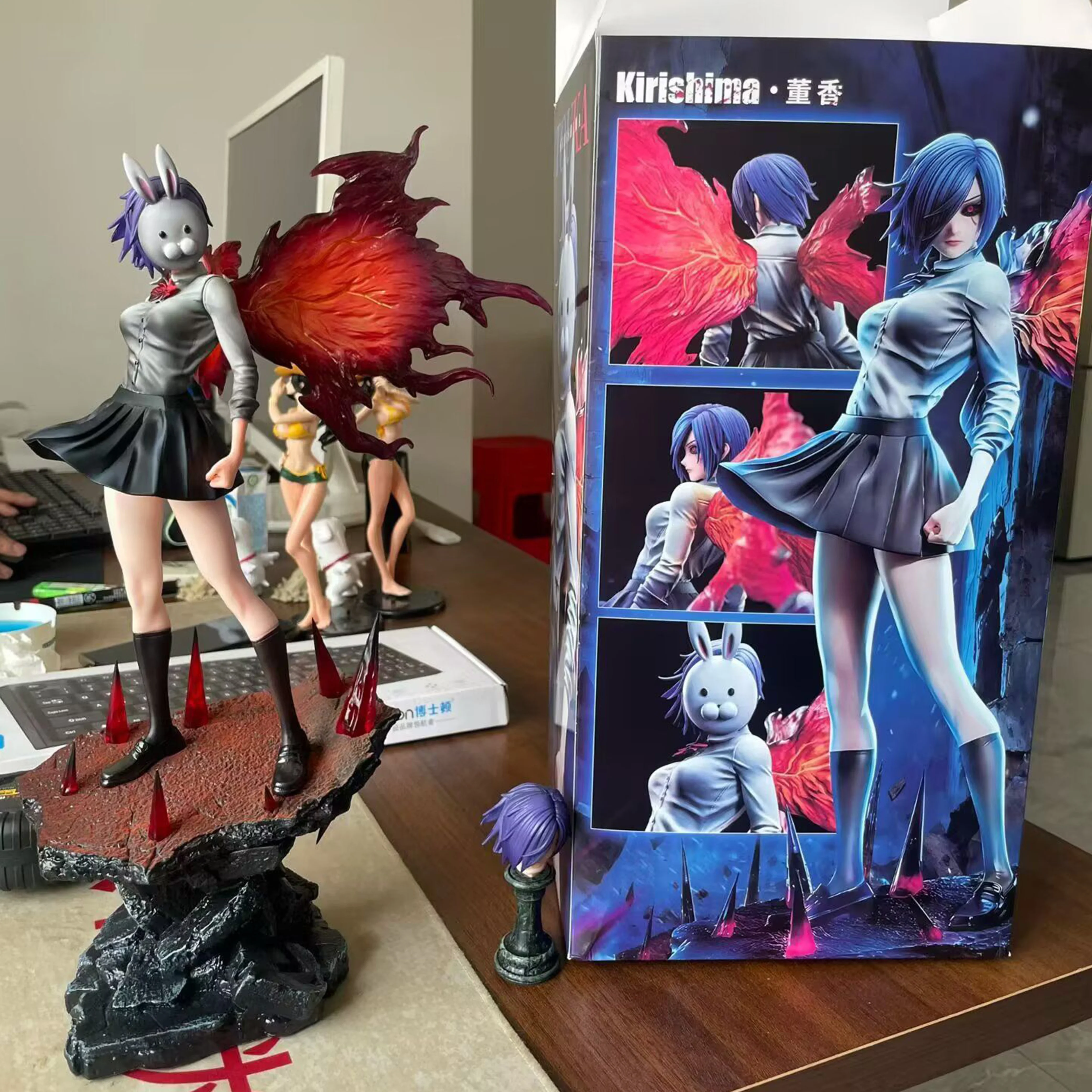 Фигурка Тоука Киришима, фигурки Токио, 28 см, двуглавая статуя, коллекция кукол, декор для стола, модель игрушки, подарки на день рождения для детей
Фигурка Тоука Киришима, фигурки Токио, 28 см, двуглавая статуя, коллекция кукол, декор для стола, модель игрушки, подарки на день рождения для детей