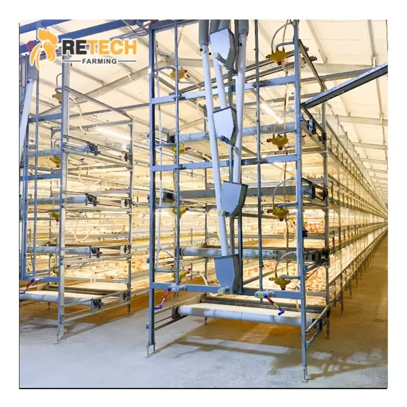 Automatic Hot-Dip Galvanized H-Type Battery Chicken Cages for Broilers Poultry Farming Equipment
Automatic Hot-Dip Galvanized H-Type Battery Chicken Cages for Broilers Poultry Farming Equipment