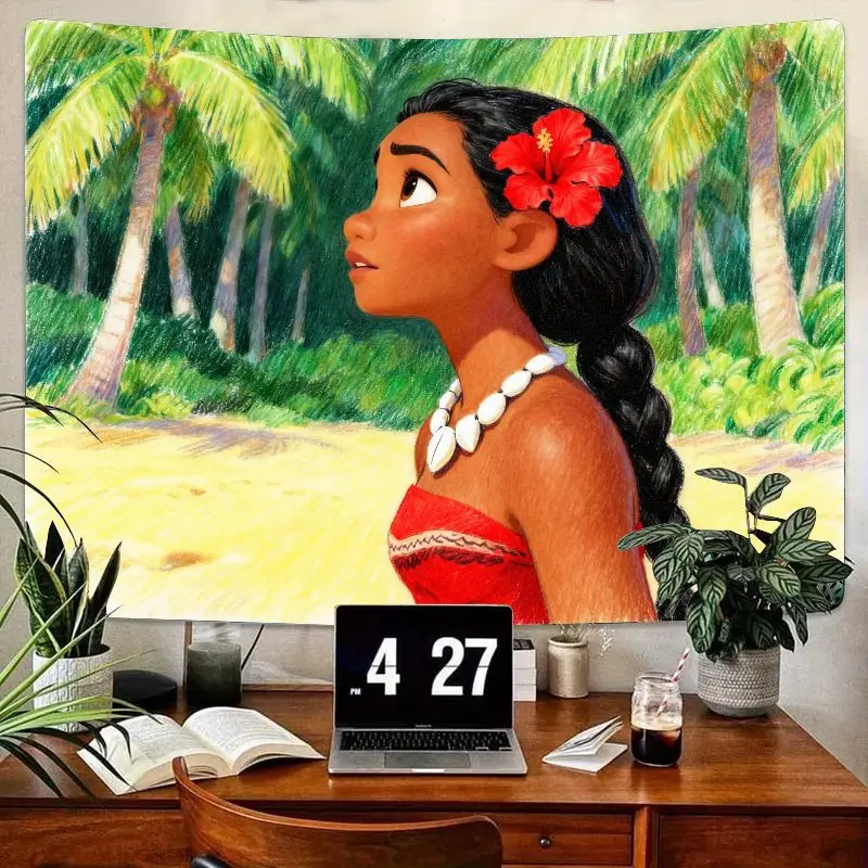 1 шт., гобелен принцессы Диснея Моаны, тропические приключения, настенное искусство, современный декор комнаты из полиэстера для детей, девочек-подростков, спальни, общежития Gi
1 шт., гобелен принцессы Диснея Моаны, тропические приключения, настенное искусство, современный декор комнаты из полиэстера для детей, девочек-подростков, спальни, общежития Gi