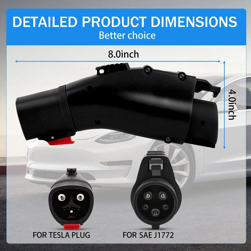 Адаптер для быстрой зарядки Tesla To J1772, зарядное устройство для электромобиля, макс. 60 А и 250 в, A
Адаптер для быстрой зарядки Tesla To J1772, зарядное устройство для электромобиля, макс. 60 А и 250 в, A