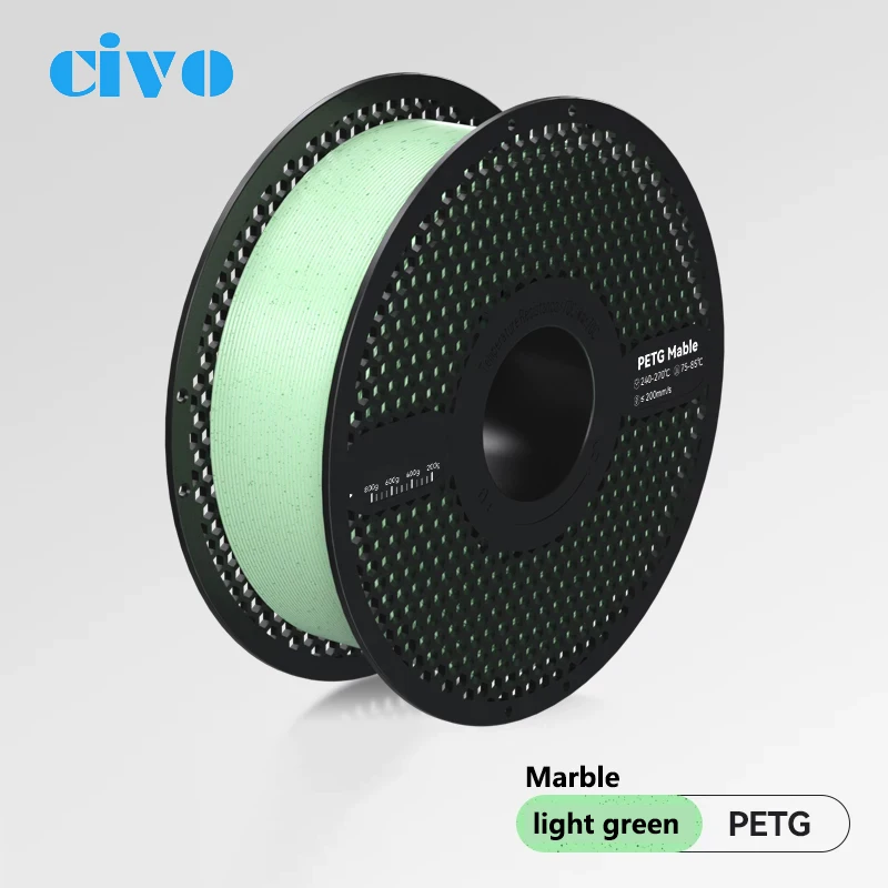1kg 1.75mm Marble PETG Filament High Tough 3D Printing Wire For Bambu A1 P2S H2S Creality K2 Elegoo Printer
1kg 1.75mm Marble PETG Filament High Tough 3D Printing Wire For Bambu A1 P2S H2S Creality K2 Elegoo Printer