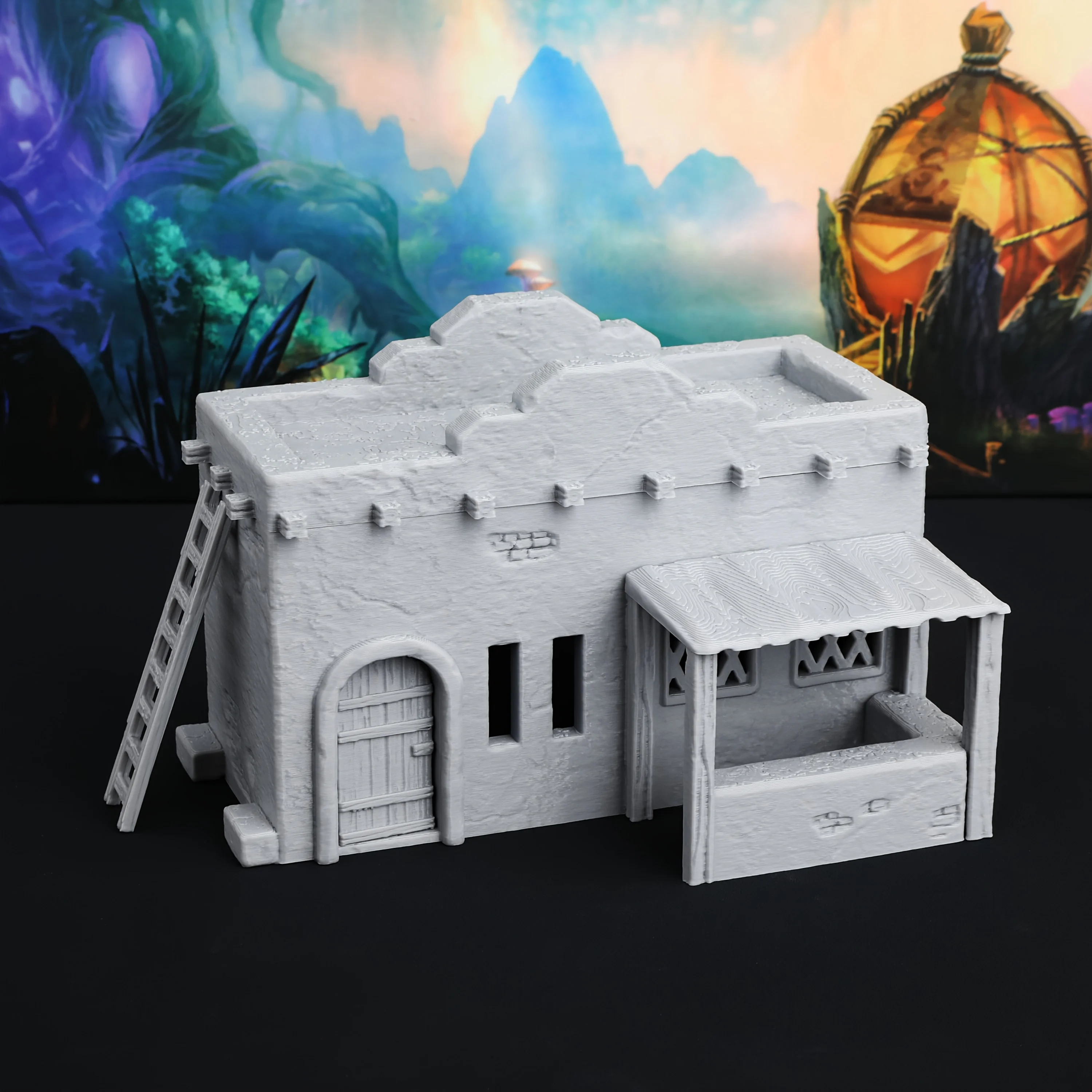 RPG Desert Market House Miniature Terrain, Components for Tabletop Role Playing Games, Ideal Desktop Decor for Enthusiasts
RPG Desert Market House Miniature Terrain, Components for Tabletop Role Playing Games, Ideal Desktop Decor for Enthusiasts