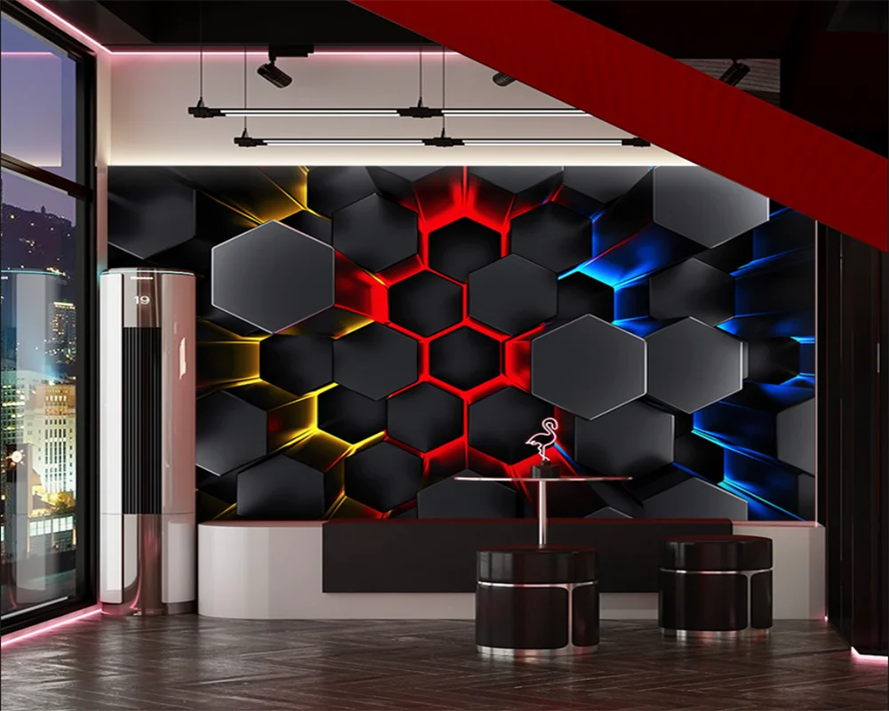 beibehang Custom three-dimensional technology sense geometric gym background KTV decorative papel de parede wallpaper
beibehang Custom three-dimensional technology sense geometric gym background KTV decorative papel de parede wallpaper