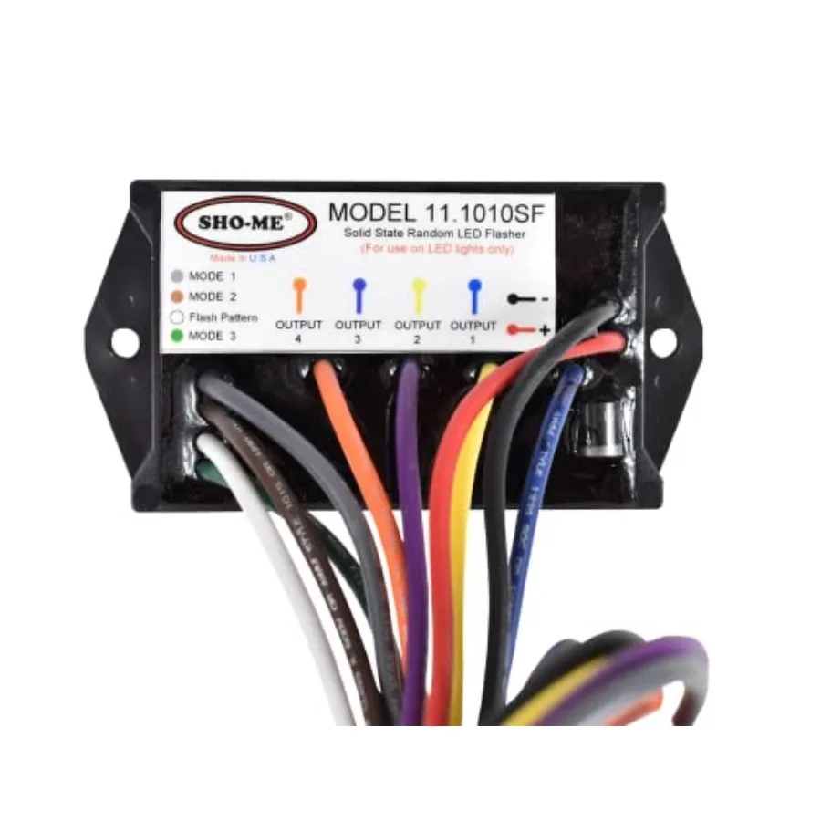 Sho-Me 4 Output LED Strobe Effect Flasher
Sho-Me 4 Output LED Strobe Effect Flasher