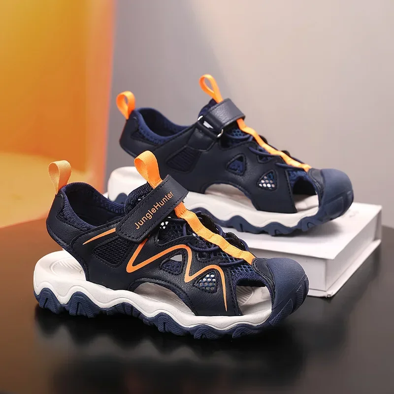 Multifunctional Kids Trainers Summer Air-permeable Net Body Shock Pad Sole Anti-collision Toe Outdoor Casual Shoes
Multifunctional Kids Trainers Summer Air-permeable Net Body Shock Pad Sole Anti-collision Toe Outdoor Casual Shoes