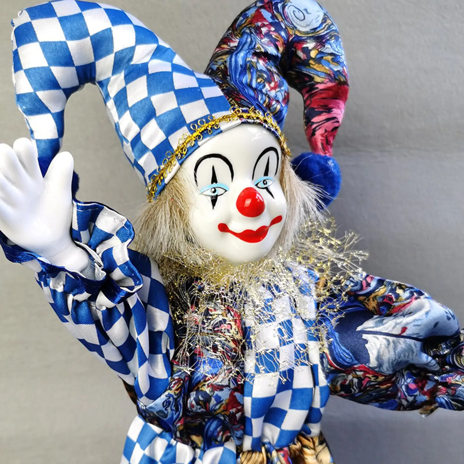 Lovely Clown Doll Figure Arts Crafts Clown Model Dolls Model Toy Collectible for
Lovely Clown Doll Figure Arts Crafts Clown Model Dolls Model Toy Collectible for