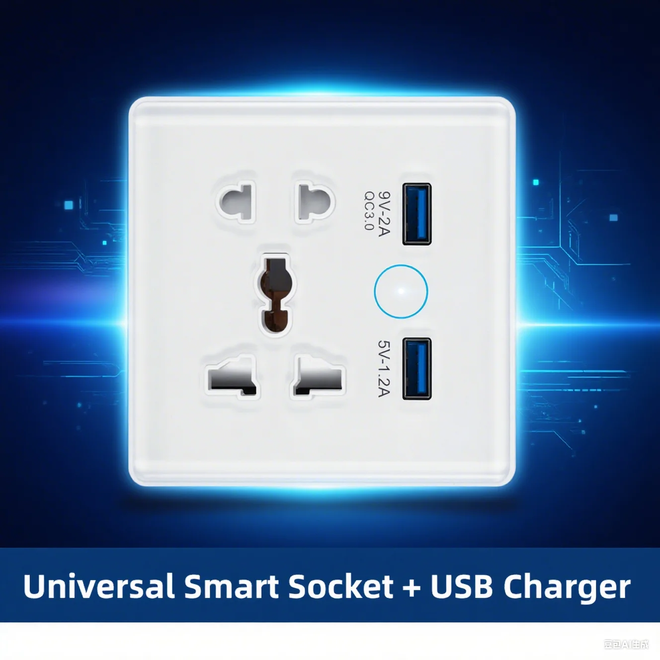 13A Wi-Fi Smart Универсальная настенная розетка с USB-портом для зарядного устройства Работает с приложением Tuya Smart Life Alexa Google Home Голосовое управление 
13A Wi-Fi Smart Универсальная настенная розетка с USB-портом для зарядного устройства Работает с приложением Tuya Smart Life Alexa Google Home Голосовое управление