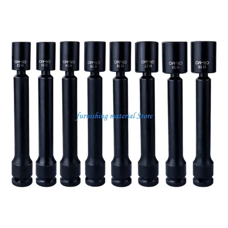 Y5GD 8 Piece Set Functional Swivels Sockets Adapters Corrosion Resistant Alloy Steel Construction for Tight Space Fastening
Y5GD 8 Piece Set Functional Swivels Sockets Adapters Corrosion Resistant Alloy Steel Construction for Tight Space Fastening