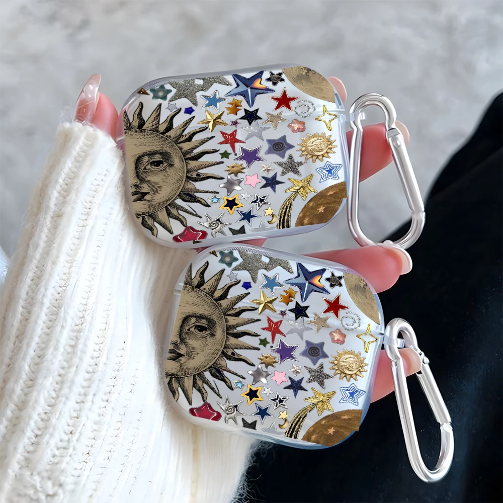 Mysterious Retro Sun Clear Earphone Case for AirPods Pro 3/Pro 2/Pro Earbuds Case for AirPods 1/2/3/4 TPU Protective Cover
Mysterious Retro Sun Clear Earphone Case for AirPods Pro 3/Pro 2/Pro Earbuds Case for AirPods 1/2/3/4 TPU Protective Cover